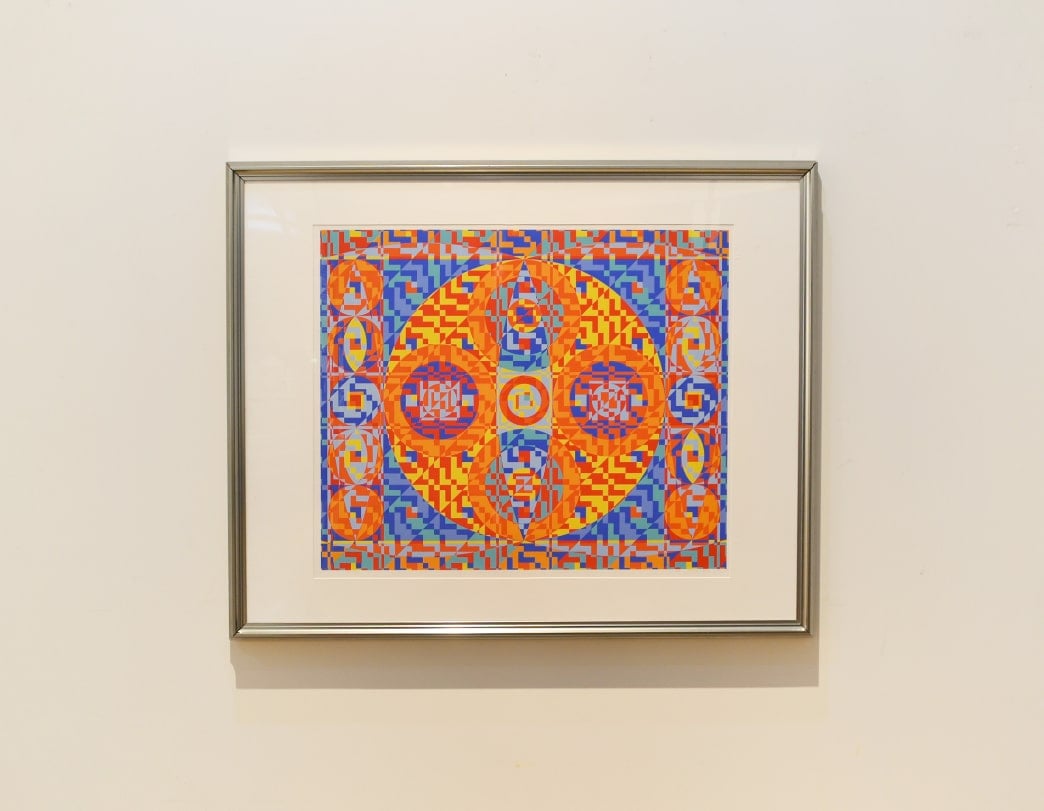 TOSHINOBU ONOSATO / Silkscreen / A.S.-17 silver frame
