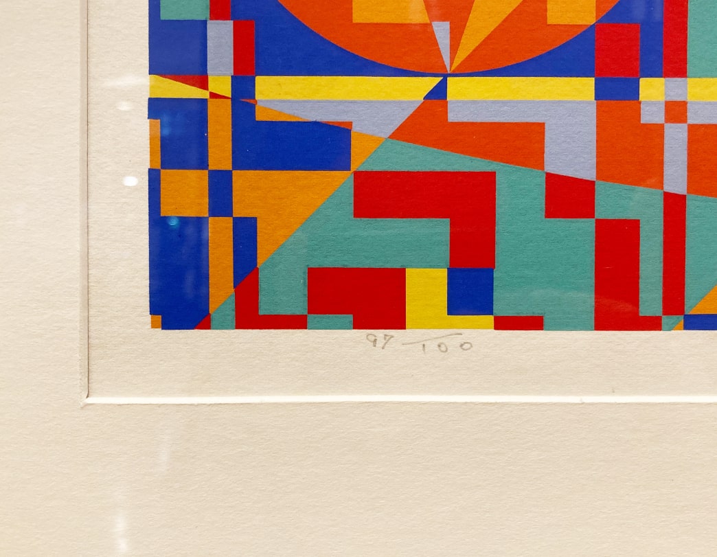 TOSHINOBU ONOSATO / Silkscreen / A.S.-17 silver frame