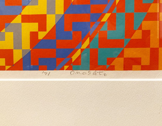 TOSHINOBU ONOSATO / Silk screen / Silk-38 white frame