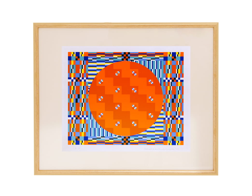TOSHINOBU ONOSATO / Silk screen / A.S.-31 wooden frame