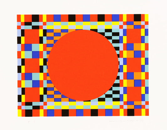 TOSHINOBU ONOSATO / Silk screen / A.S.-35 gold frame