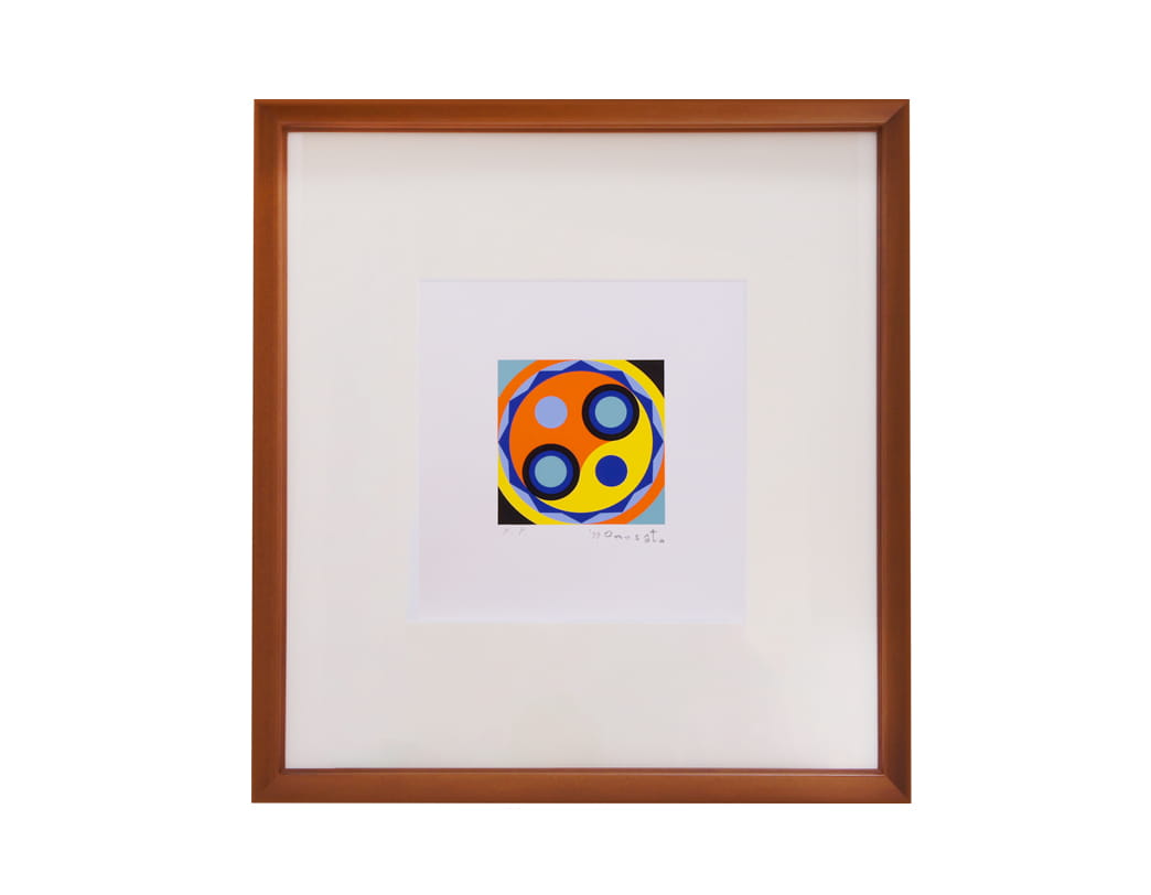 TOSHINOBU ONOSATO / Silk screen / A.S.-38 wooden frame