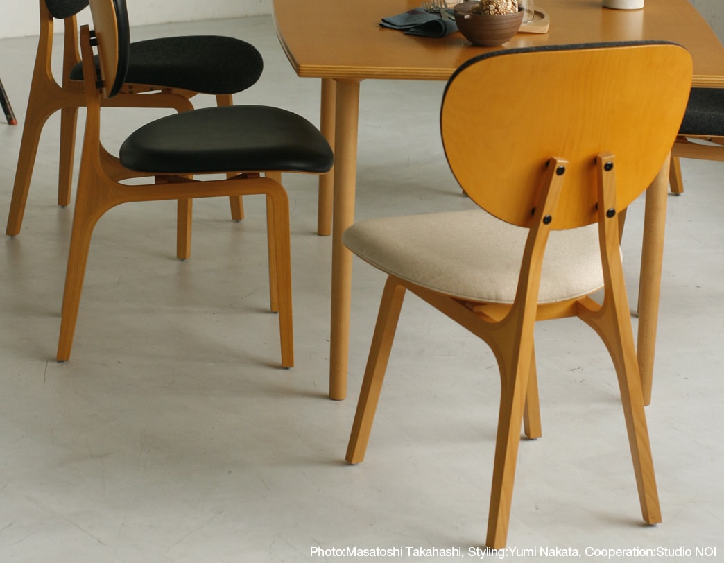 Persimmon Chair / PVC leather