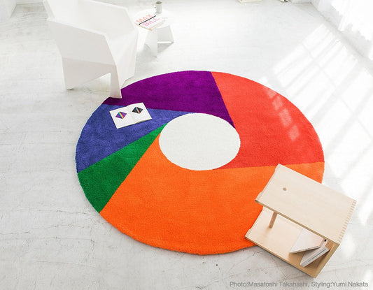 Max Bill Acrylic Rug / color wheel