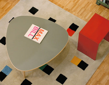 Max Bill Wool Rug / colorful accents