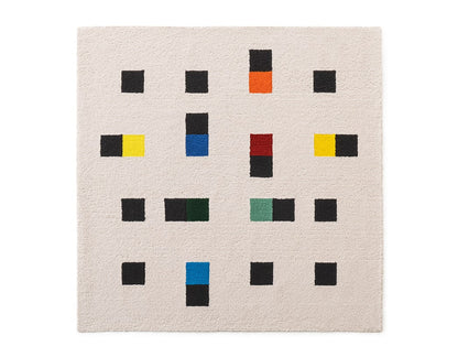 Max Bill Wool Rug / colorful accents