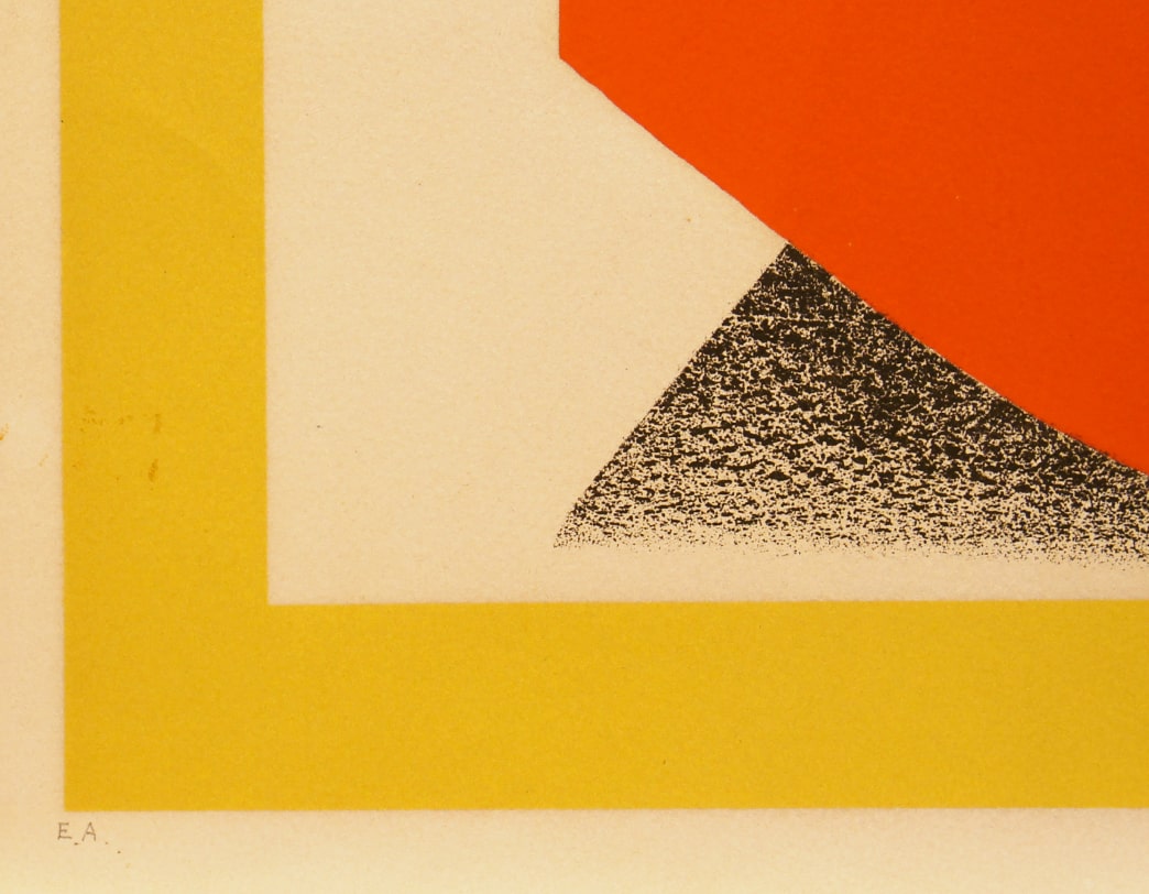 KUMI SUGAI /  Lithograph / FORET DEUX SOLEILS