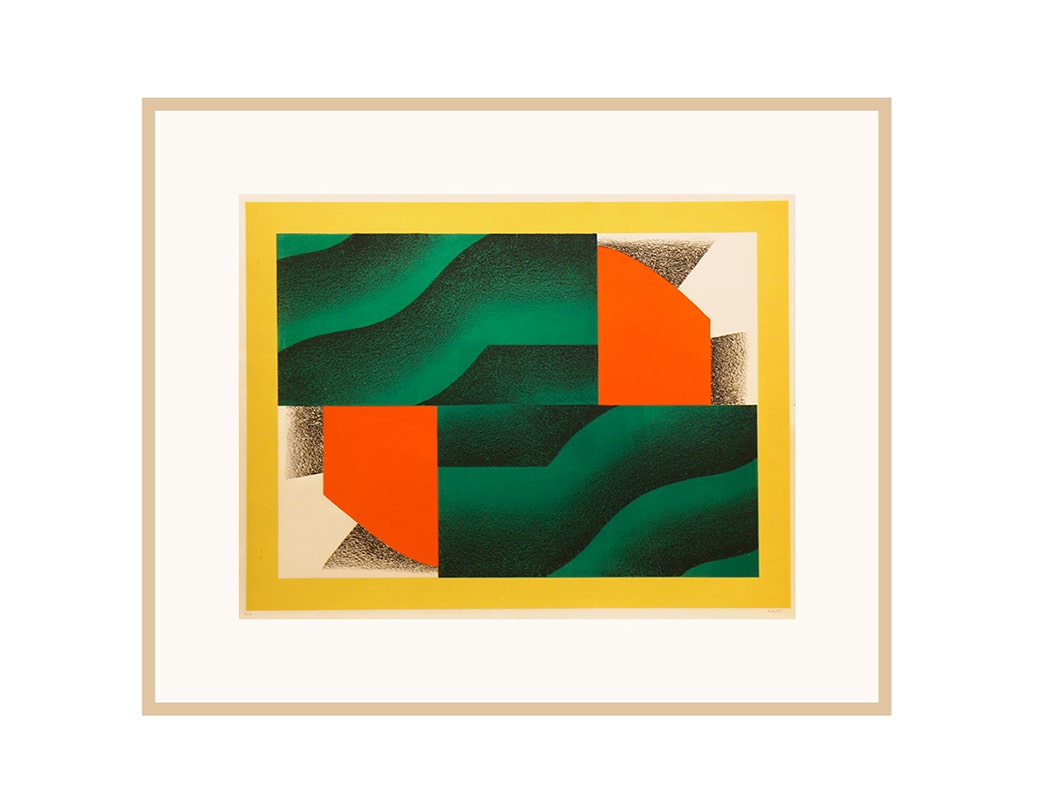 KUMI SUGAI /  Lithograph / FORET DEUX SOLEILS