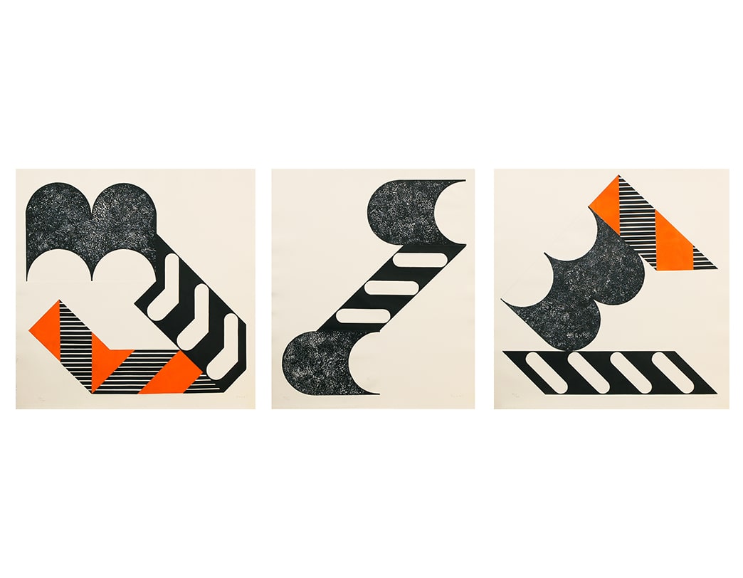 KUMI SUGAI /  Etching / LE FLIRT A 45° (3-piece set)