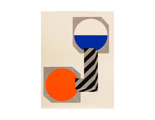 KUMI SUGAI /  Silk screen /  ROUGE ET BLEU