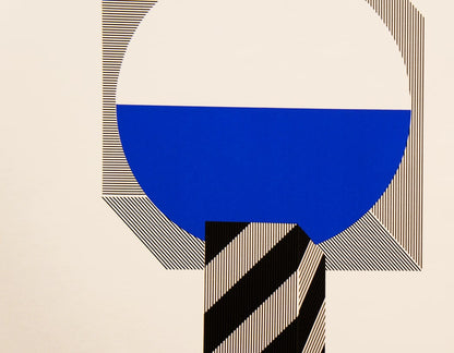 KUMI SUGAI /  Silk screen /  ROUGE ET BLEU