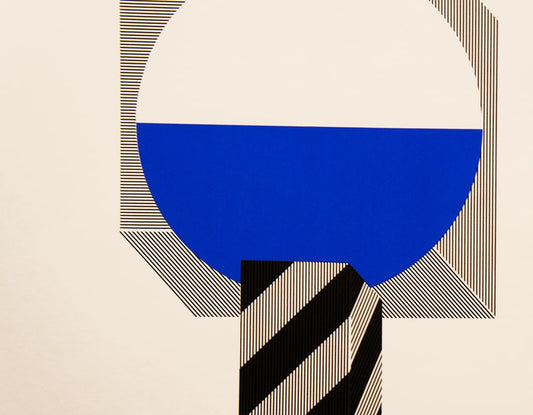 KUMI SUGAI /  Silk screen /  ROUGE ET BLEU