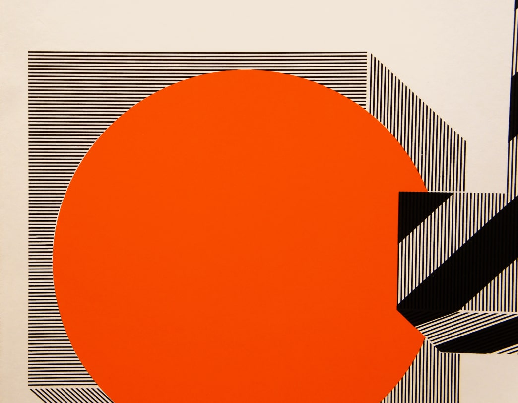 KUMI SUGAI /  Silk screen /  ROUGE ET BLEU