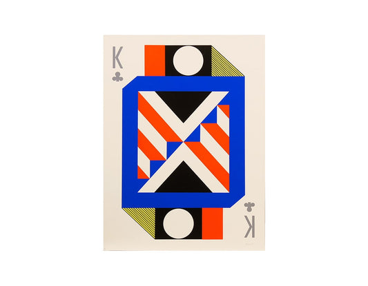 KUMI SUGAI /  Silk screen / JEU DE CARTS K