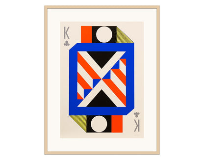 KUMI SUGAI /  Silk screen / JEU DE CARTS K