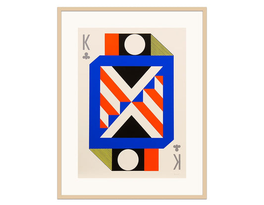 KUMI SUGAI /  Silk screen / JEU DE CARTS K