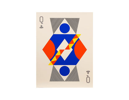 KUMI SUGAI /  Silk screen / JEU DE CARTS Q