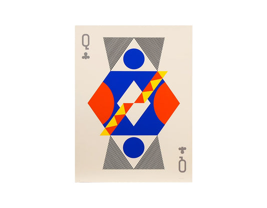 KUMI SUGAI /  Silk screen / JEU DE CARTS Q