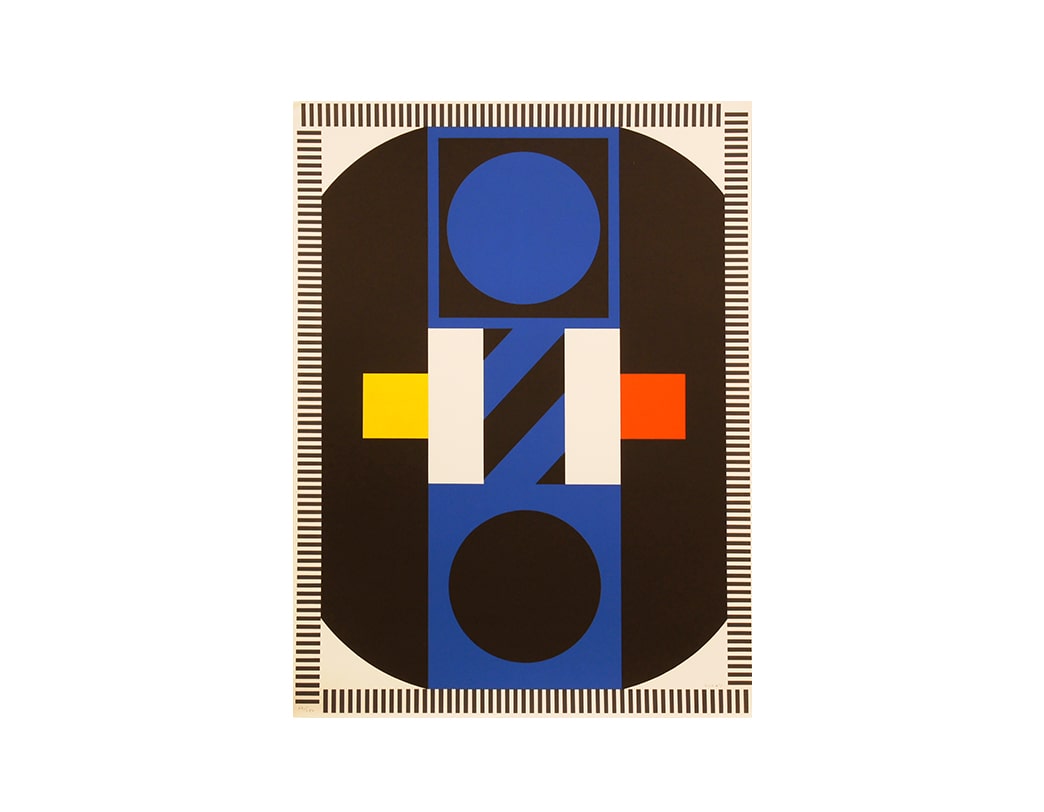 KUMI SUGAI /  Lithograph / ROUTE BLEUE