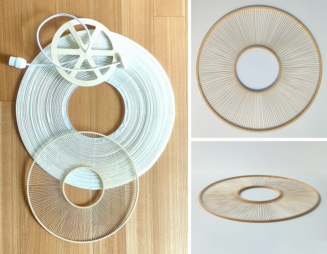 Toshiyuki Tani / Japanese Paper Lantern Shade / Tsumugi (A-type)