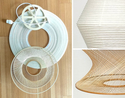 Toshiyuki Tani / Japanese Paper Lantern Shade / Tsumugi (B-type)