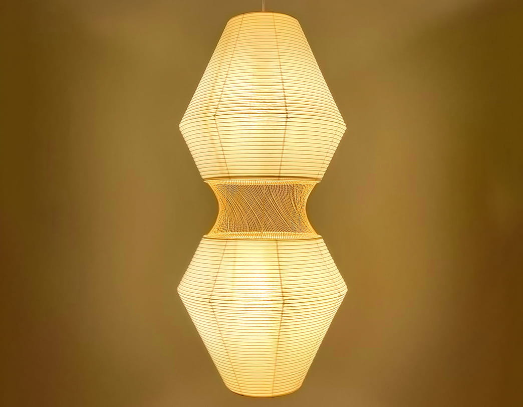 Toshiyuki Tani / Japanese Paper Lantern Shade / Tsumugi (C-type)