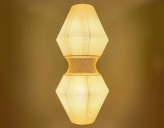 Toshiyuki Tani / Japanese Paper Lantern Shade / Tsumugi (C-type)