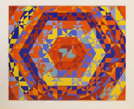 TOSHINOBU ONOSATO / Silk screen / Silk-81 gold frame