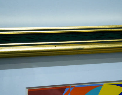 TOSHINOBU ONOSATO / Silk screen / Silk-81 gold frame