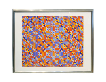 TOSHINOBU ONOSATO / Silk screen / Silk-73 silver frame