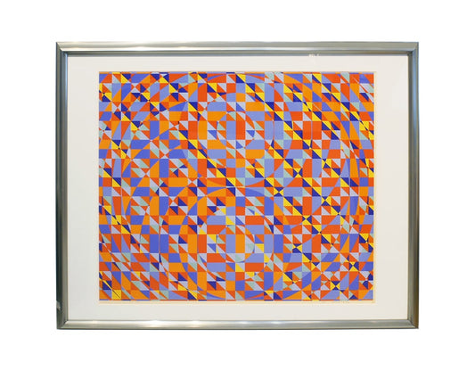 TOSHINOBU ONOSATO / Silk screen / Silk-73 silver frame